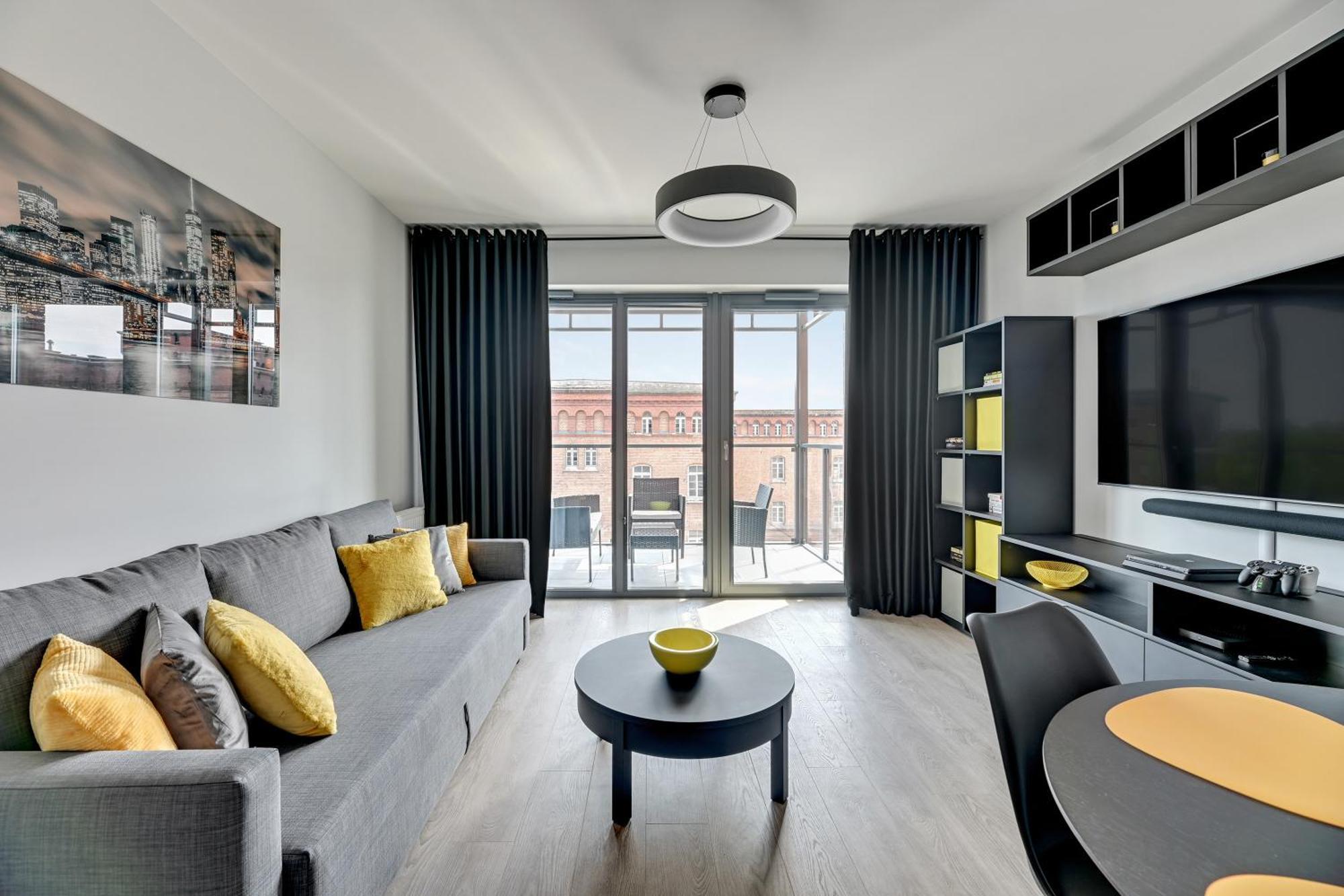 Scala City Center Apartments & Studios By Lion Apartments Gdansk Bagian luar foto